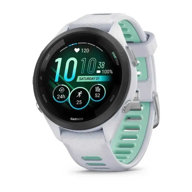 Φωτογραφία προϊόντος: GR Garmin Forerunner 265S Whitestone with Neo Tropic έως 24 άτοκες δόσεις
