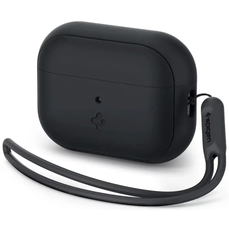 Φωτογραφία προϊόντος: GR Spigen Silicone Fit Airpods Pro 2 Black έως 12 άτοκες δόσεις ή 24 δόσεις
