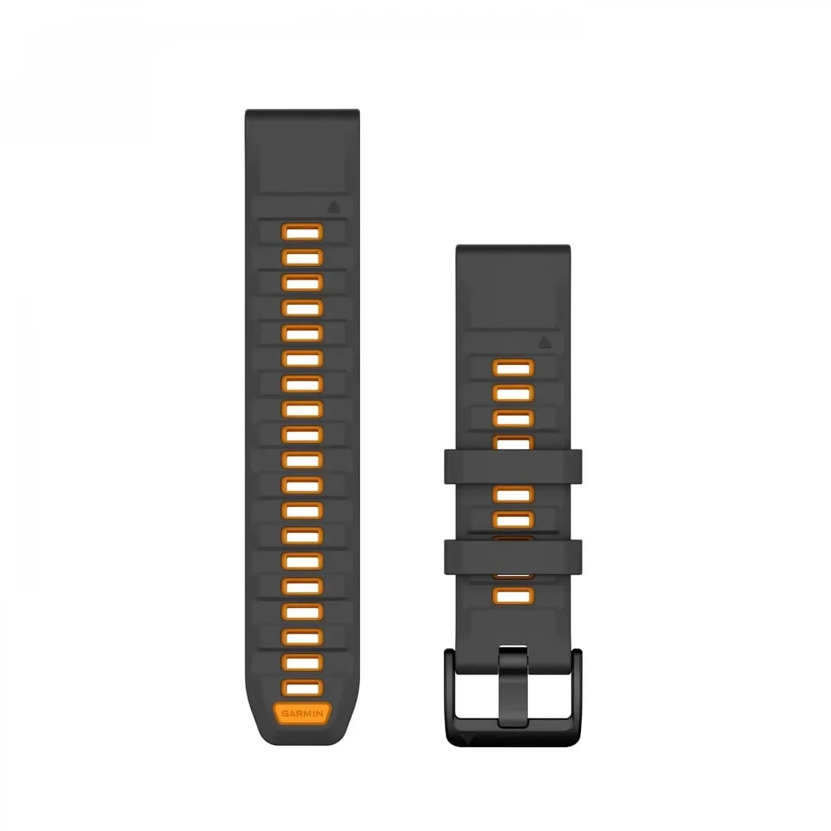 Φωτογραφία προϊόντος: Garmin QuickFit 22 Silicone Band Graphite with Spark Orange έως 12 άτοκες δόσεις ή 24 δόσεις