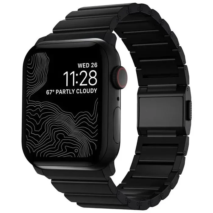 Φωτογραφία προϊόντος: GR Nomad Titanium Band 49mm/45mm/44mm/42mm/ Black Apple Watch έως 12 άτοκες δόσεις ή 24 δόσεις