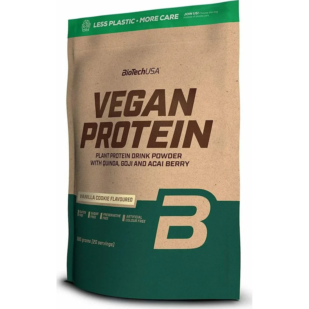 Φωτογραφία προϊόντος: Biotech USA Vegan Protein Gluten Free Vanilla Cookie 500gr έως 12 άτοκες δόσεις ή 24 δόσεις