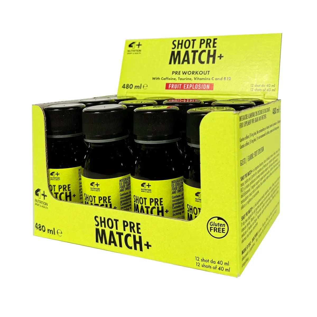 Φωτογραφία προϊόντος: GR 4+ LIQUID PRE MATCH+ 12X40 ml έως 12 άτοκες δόσεις ή 24 δόσεις