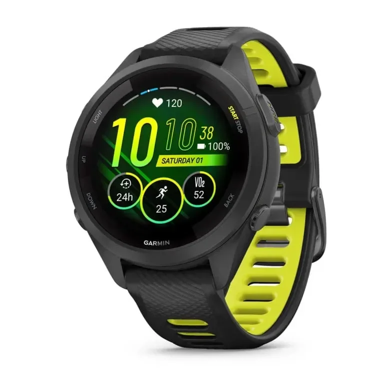 Φωτογραφία προϊόντος: GR Garmin Forerunner 265S Black with Amp Yellow έως 24 άτοκες δόσεις