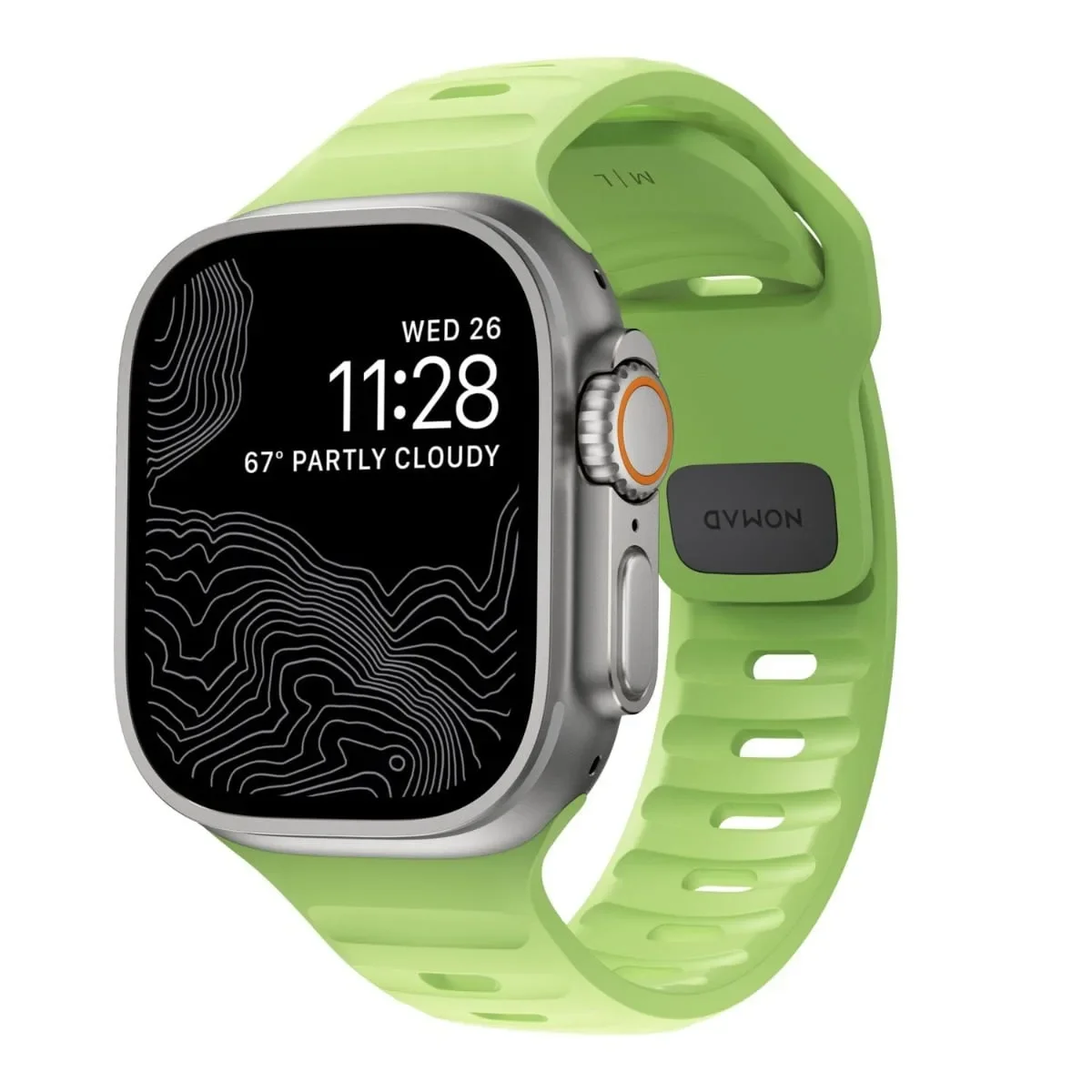 Φωτογραφία προϊόντος: GR Nomad Sport Band Glow 2.0 for Apple Watch 40/41mm έως 12 άτοκες δόσεις ή 24 δόσεις