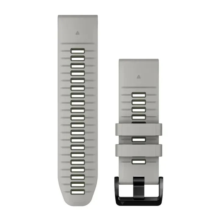 Φωτογραφία προϊόντος: Garmin Quickfit 26 Silicone Band Fog Grey With Moss έως 12 άτοκες δόσεις ή 24 δόσεις