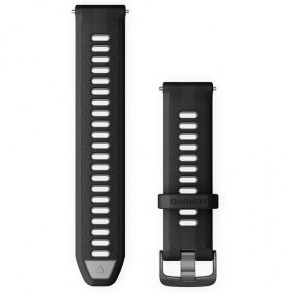 Φωτογραφία προϊόντος: Garmin 22mm Watch Band Black/Grey Silicone έως 24 άτοκες δόσεις