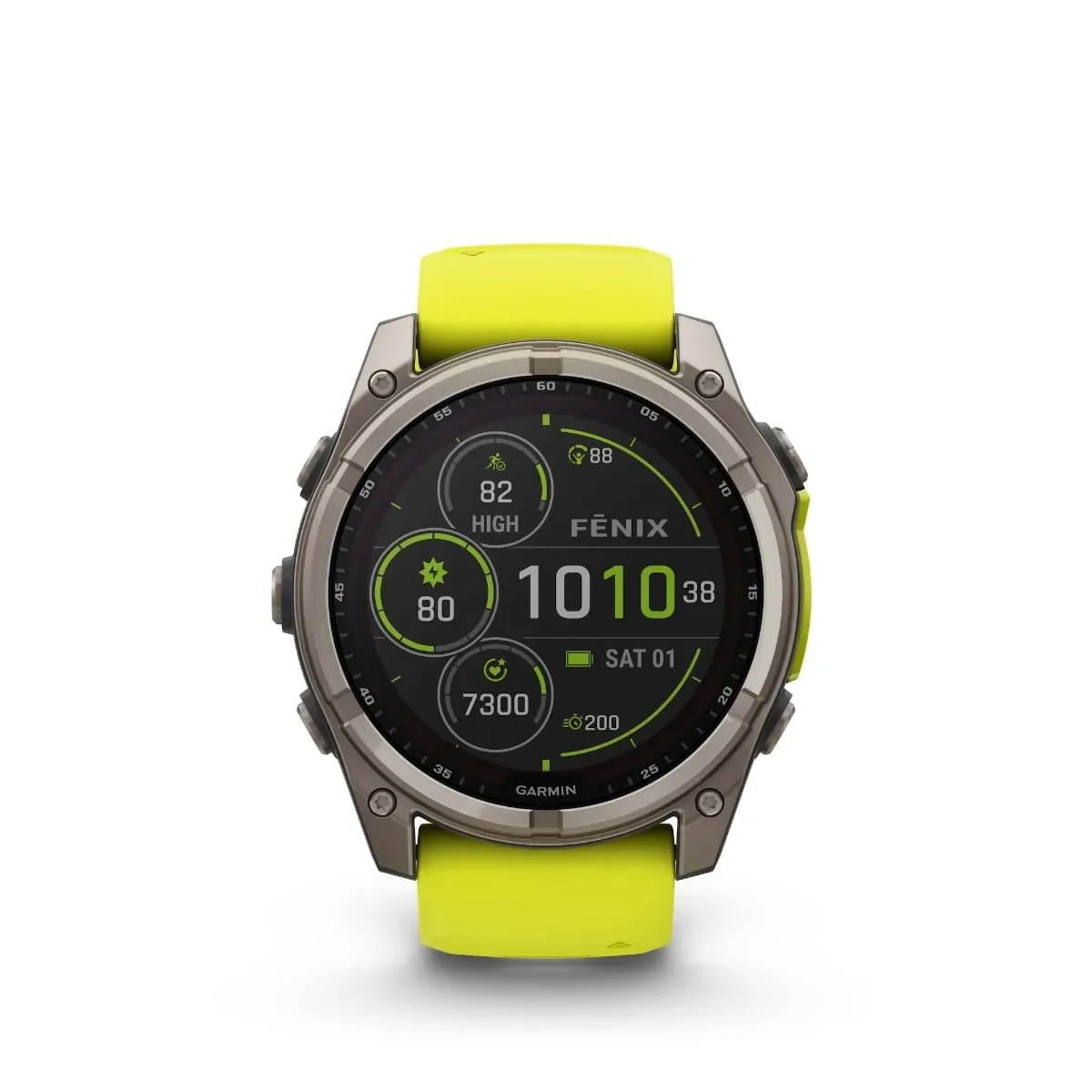 Φωτογραφία προϊόντος: Garmin fenix 8 51mm Solar Sapphire Titanium with Amp Yellow and Graphite έως 24 άτοκες δόσεις