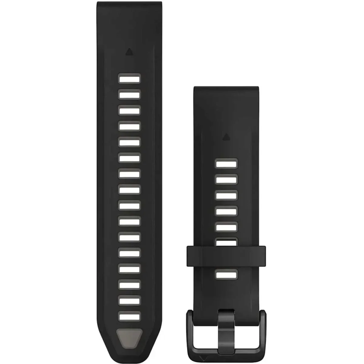 Φωτογραφία προϊόντος: Garmin QuickFit 20 Silicone Band Black with Pebble Gray έως 12 άτοκες δόσεις ή 24 δόσεις