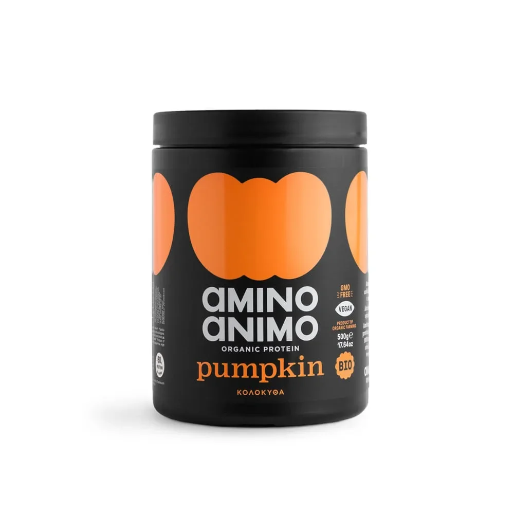 Φωτογραφία προϊόντος: Amino Animo Bio Pumpkin Protein 500gr έως 12 άτοκες δόσεις ή 24 δόσεις