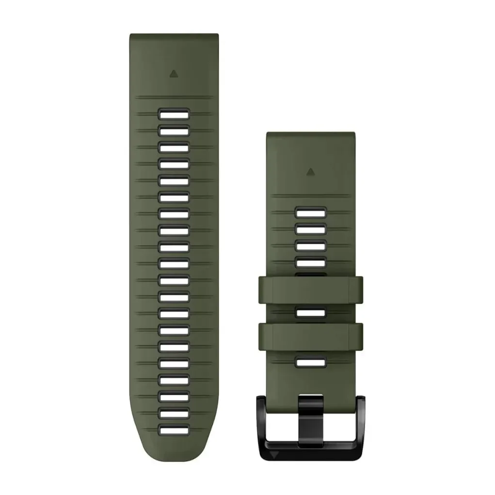 Φωτογραφία προϊόντος: Garmin Quickfit 26 Silicone Band Moss With Graphite έως 12 άτοκες δόσεις ή 24 δόσεις