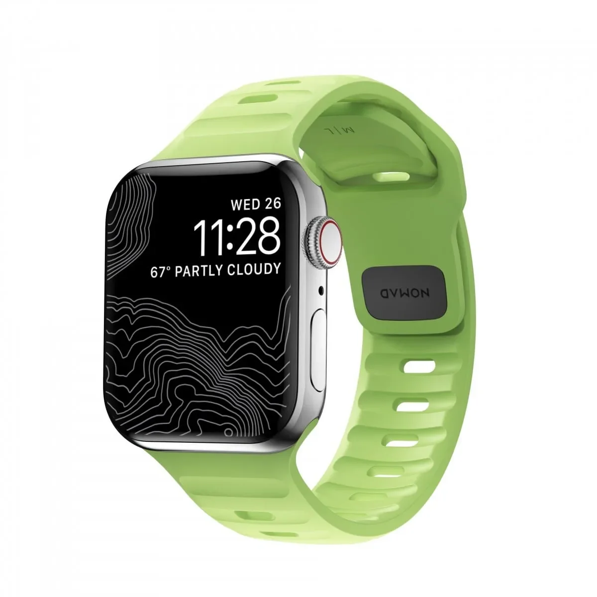 Φωτογραφία προϊόντος: GR Nomad Sport Band Glow 2.0 for Apple Watch 44/45/49mm έως 12 άτοκες δόσεις ή 24 δόσεις