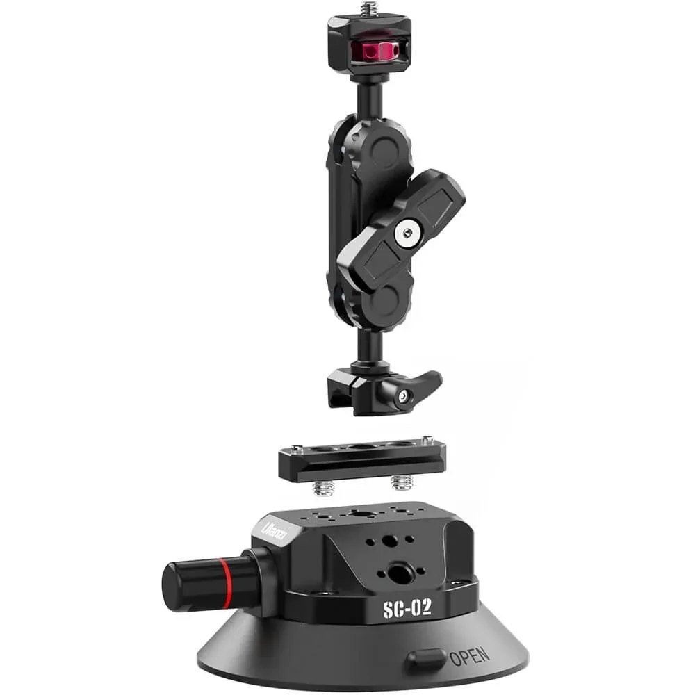 Φωτογραφία προϊόντος: GR Ulanzi SC-02 Suction Cup Camera Mount έως 12 άτοκες δόσεις ή 24 δόσεις
