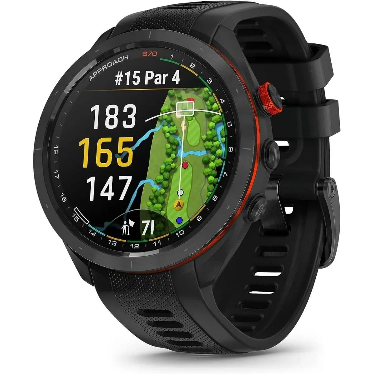 Φωτογραφία προϊόντος: GR Garmin Approach S70 Black 47mm έως 12 άτοκες δόσεις ή 24 δόσεις