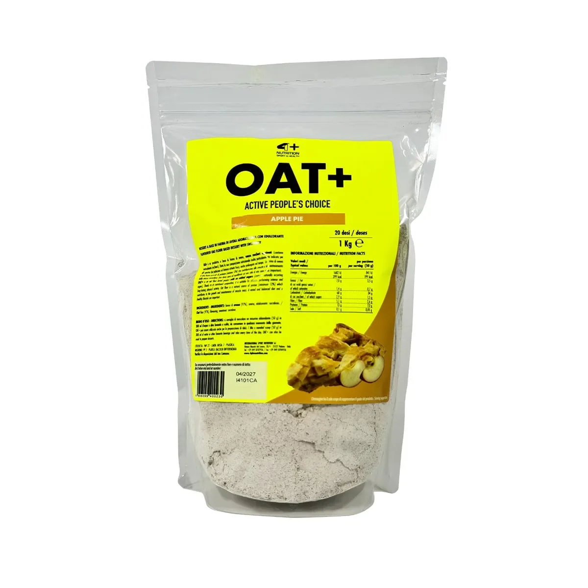 Φωτογραφία προϊόντος: GR 4+ OAT+ Apple Pie 1000g έως 12 άτοκες δόσεις ή 24 δόσεις