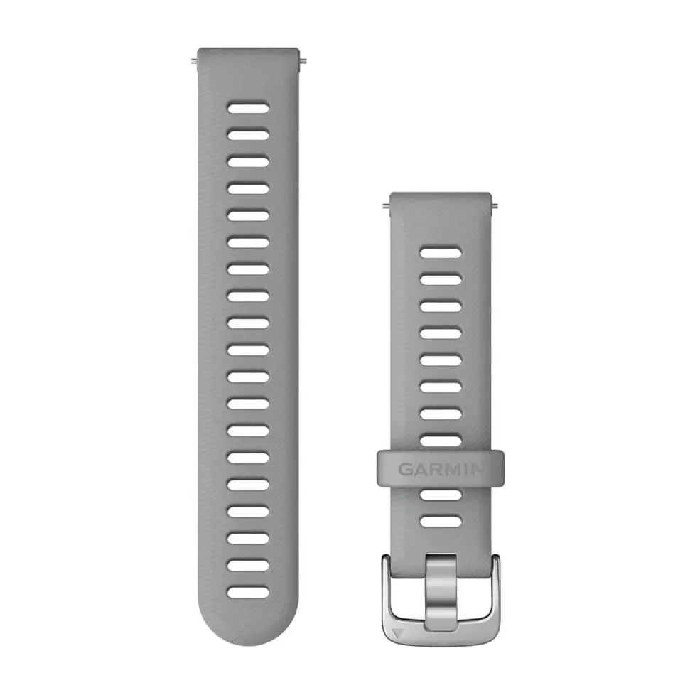 Φωτογραφία προϊόντος: Garmin Quick Release Band 18mm Powder Grey/Silver έως 12 άτοκες δόσεις ή 24 δόσεις
