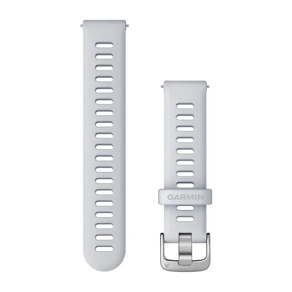Φωτογραφία προϊόντος: GR Garmin Quick Release Band 18mm Whitestone/Silver έως 12 άτοκες δόσεις ή 24 δόσεις