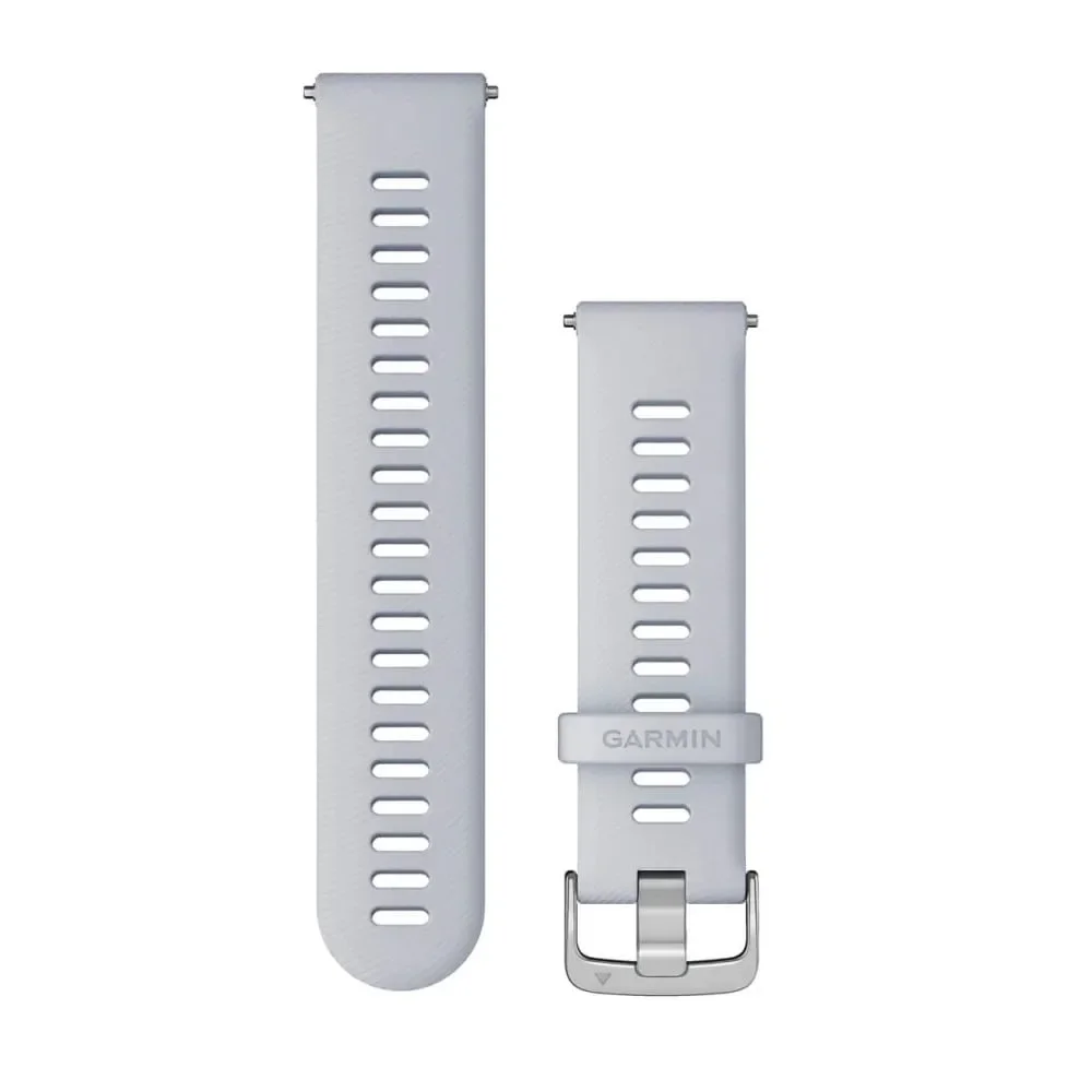 Φωτογραφία προϊόντος: GR Garmin Quick Release 22 Bands Whitestone with Silver έως 12 άτοκες δόσεις ή 24 δόσεις
