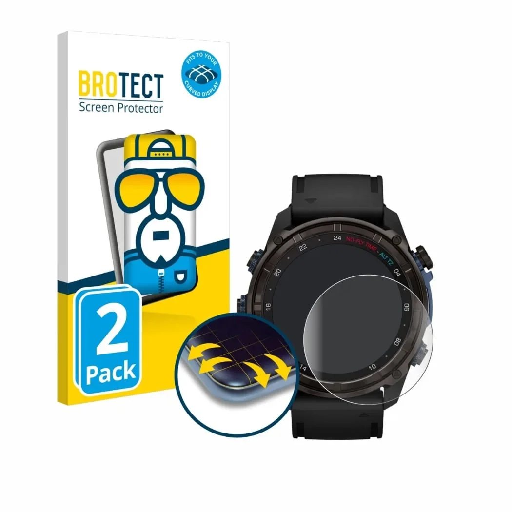 Φωτογραφία προϊόντος: GR Brotect Screen Protector Flex for Garmin Descent MK3i (51mm) (2 Pack) έως 12 άτοκες δόσεις ή 24 δόσεις
