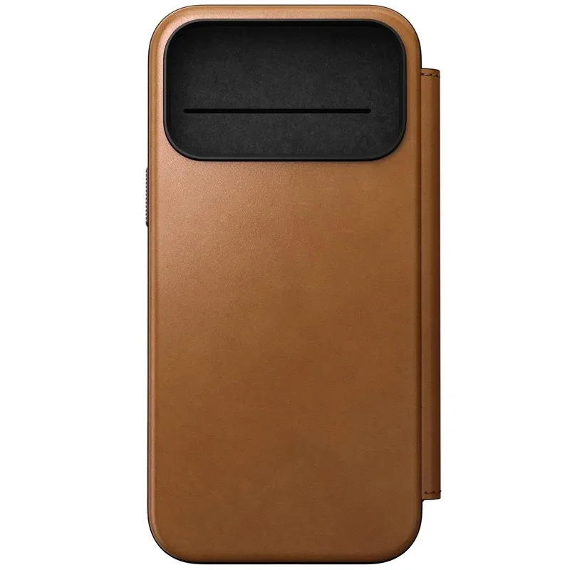Φωτογραφία προϊόντος: GR Nomad Modern Leather Folio for iPhone 17 Pro Max English Tan έως 12 άτοκες δόσεις ή 24 δόσεις