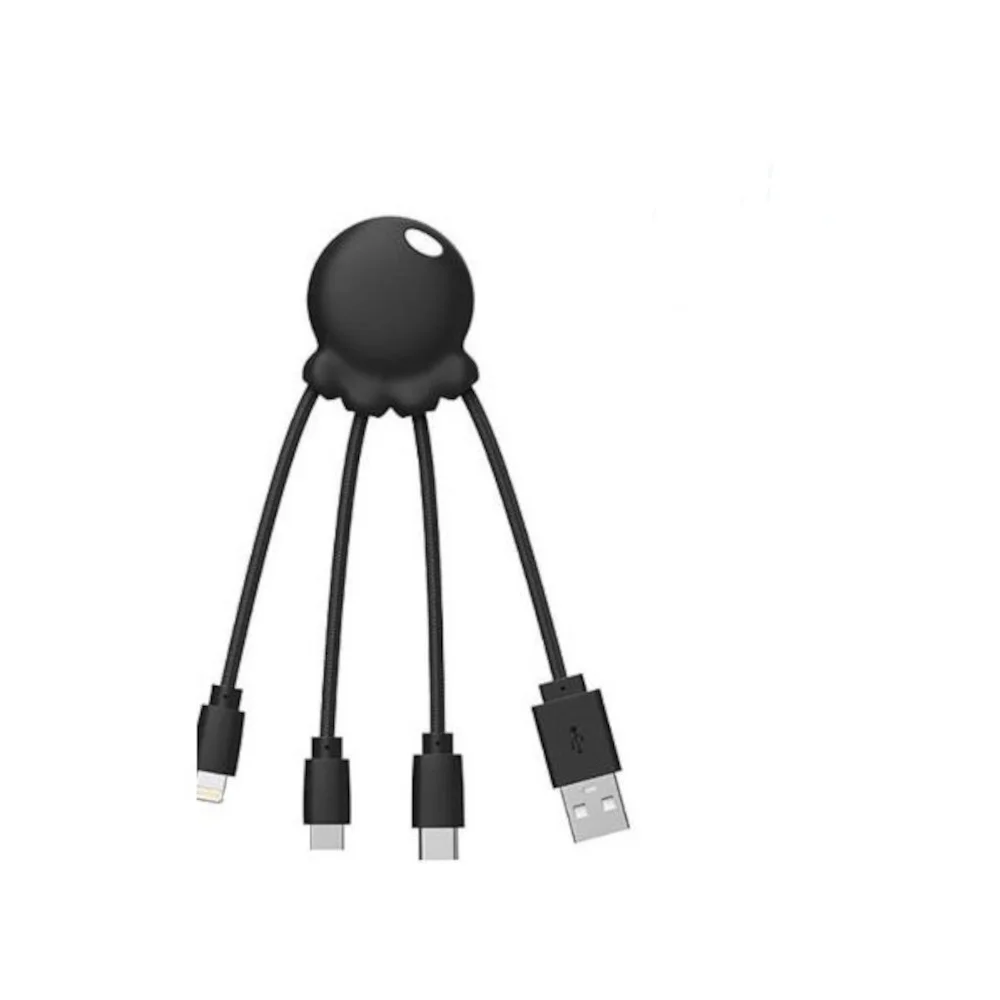 Φωτογραφία προϊόντος: XOOPAR OCTOPUS ECO FRIENDLY MULTI USB CABLE BLACK
