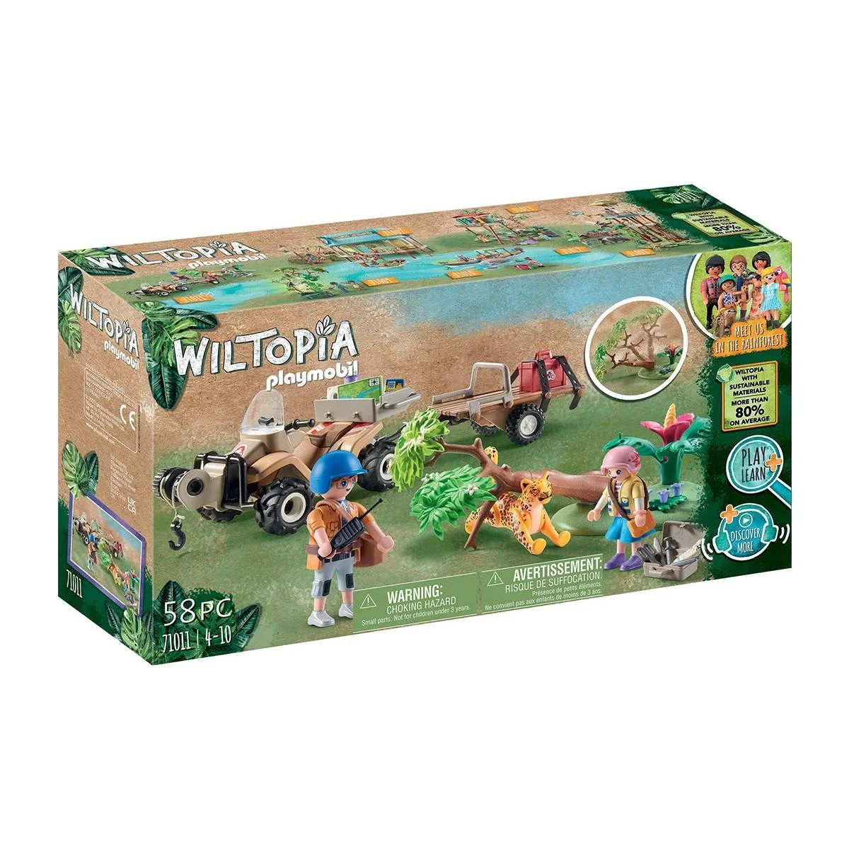 Φωτογραφία προϊόντος: Playmobil 71011 Wiltopia - Φροντιστές ζώων με εξερευνητικό όχημα