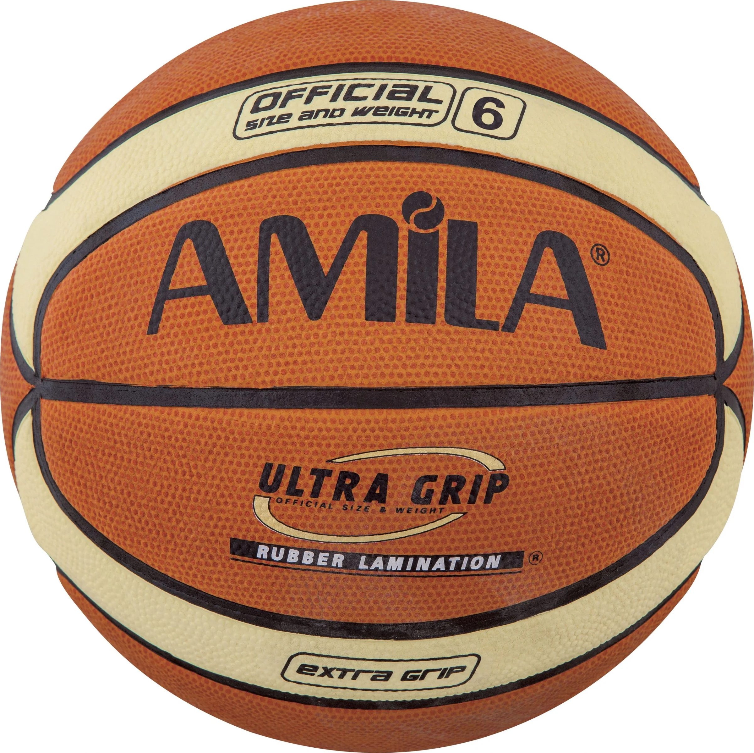 Φωτογραφία προϊόντος: Μπάλα Basket Cellular No6 - Πορτοκαλί / Μπεζ AMILA 41511