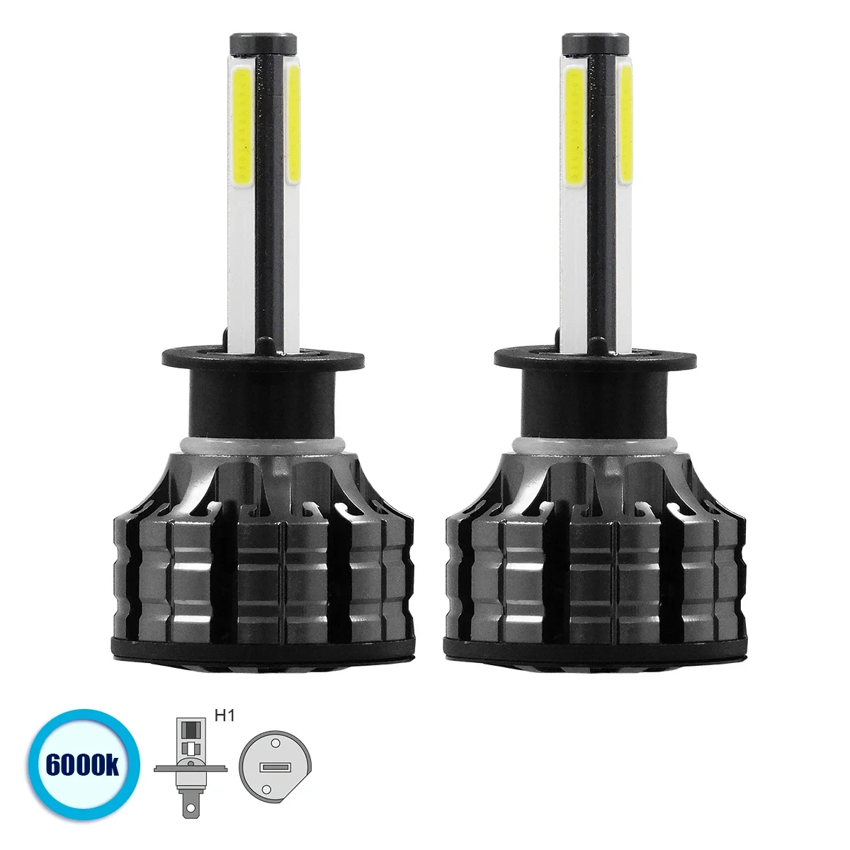 Φωτογραφία προϊόντος: GloboStar® H1 K9 Line KIT Βασικού Φωτισμού Αυτοκινήτου & Φορτηγού 3rd Gen Can-Bus LED CREE CXB COB 100W 14000lm DC 9-32V Αδιάβροχο IP66 Ψυχρό Λευκό 6000K