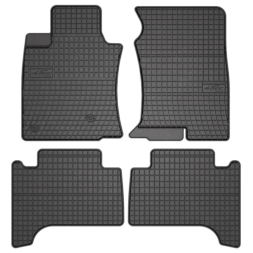 Φωτογραφία προϊόντος: Toyota Land Cruiser J120 (2002-2009) / 150 Prado (2009+) λαστιχένια μαύρα πατάκια Frogum El Toro - 4τμχ