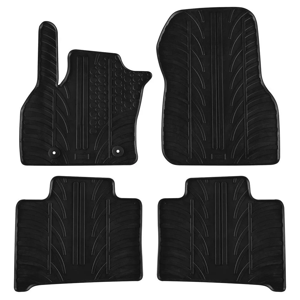 Φωτογραφία προϊόντος: Renault Zoe Hatchback 2012+ / FL 2019+ Ηλεκτρικό λαστιχένια μαύρα πατάκια Gledring 0027 - 4τμχ