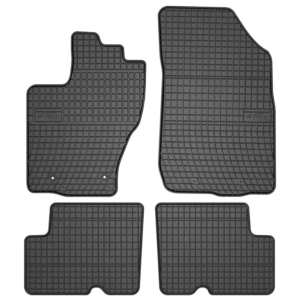 Φωτογραφία προϊόντος: Dacia Duster (2014-2018) λαστιχένια μαύρα πατάκια Frogum El Toro - 4τμχ