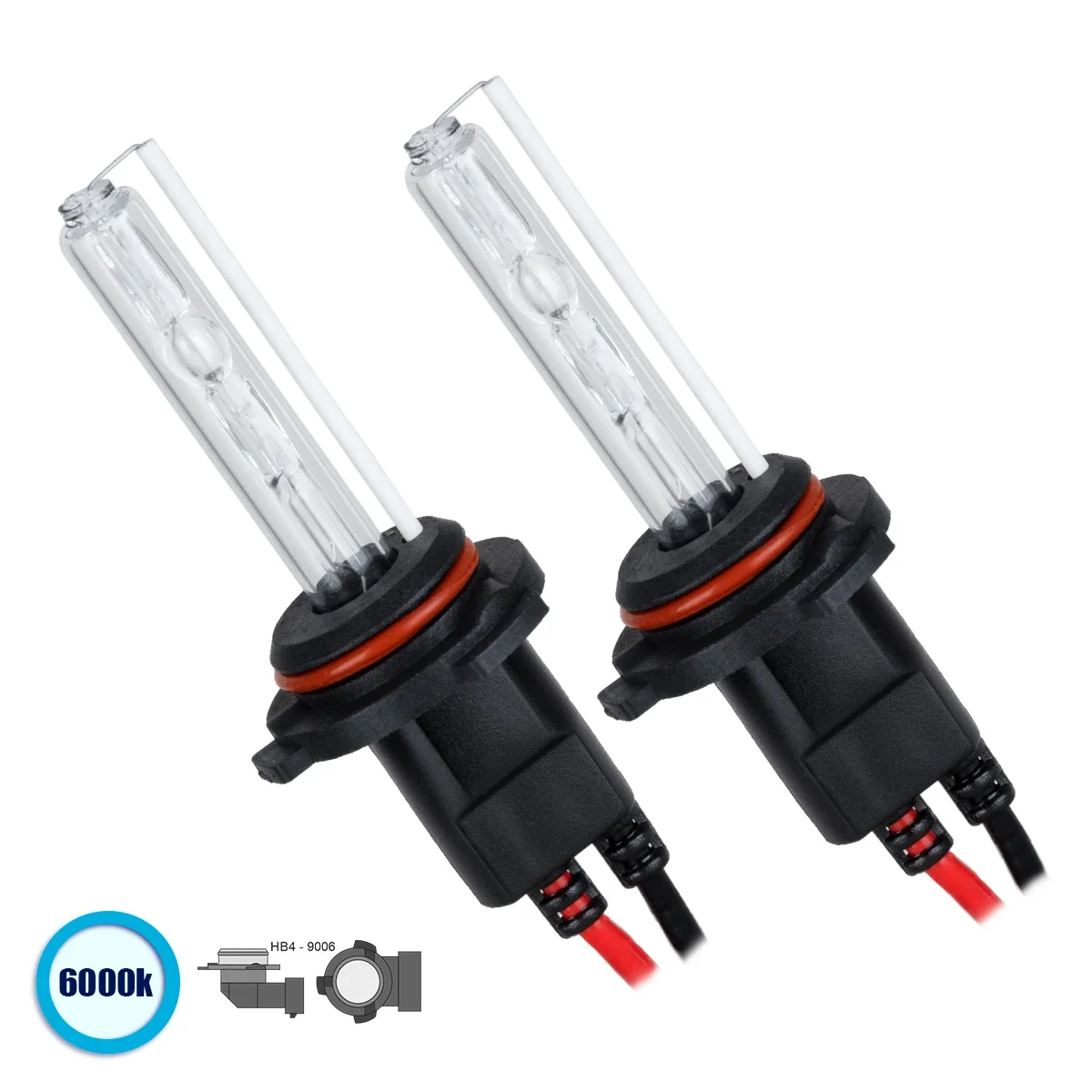 Φωτογραφία προϊόντος: GloboStar® 84010 HB4 9006 ΣΕΤ 2 x Λάμπες Βασικού Φωτισμού Αυτοκινήτου & Μοτοσυκλέτας Xenon HID 70W 6400lm IP20 Ψυχρό Λευκό 6000K
