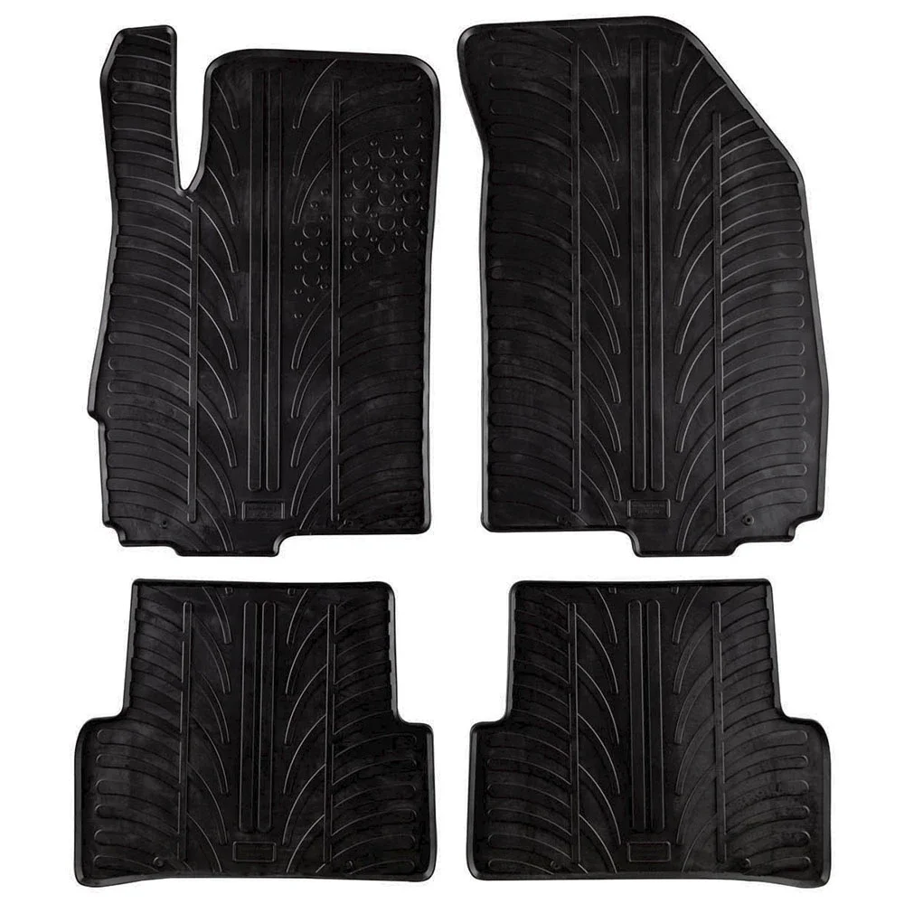 Φωτογραφία προϊόντος: Chevrolet Aveo 2006-2011 λαστιχένια μαύρα πατάκια Gledring 0180 - 4τμχ