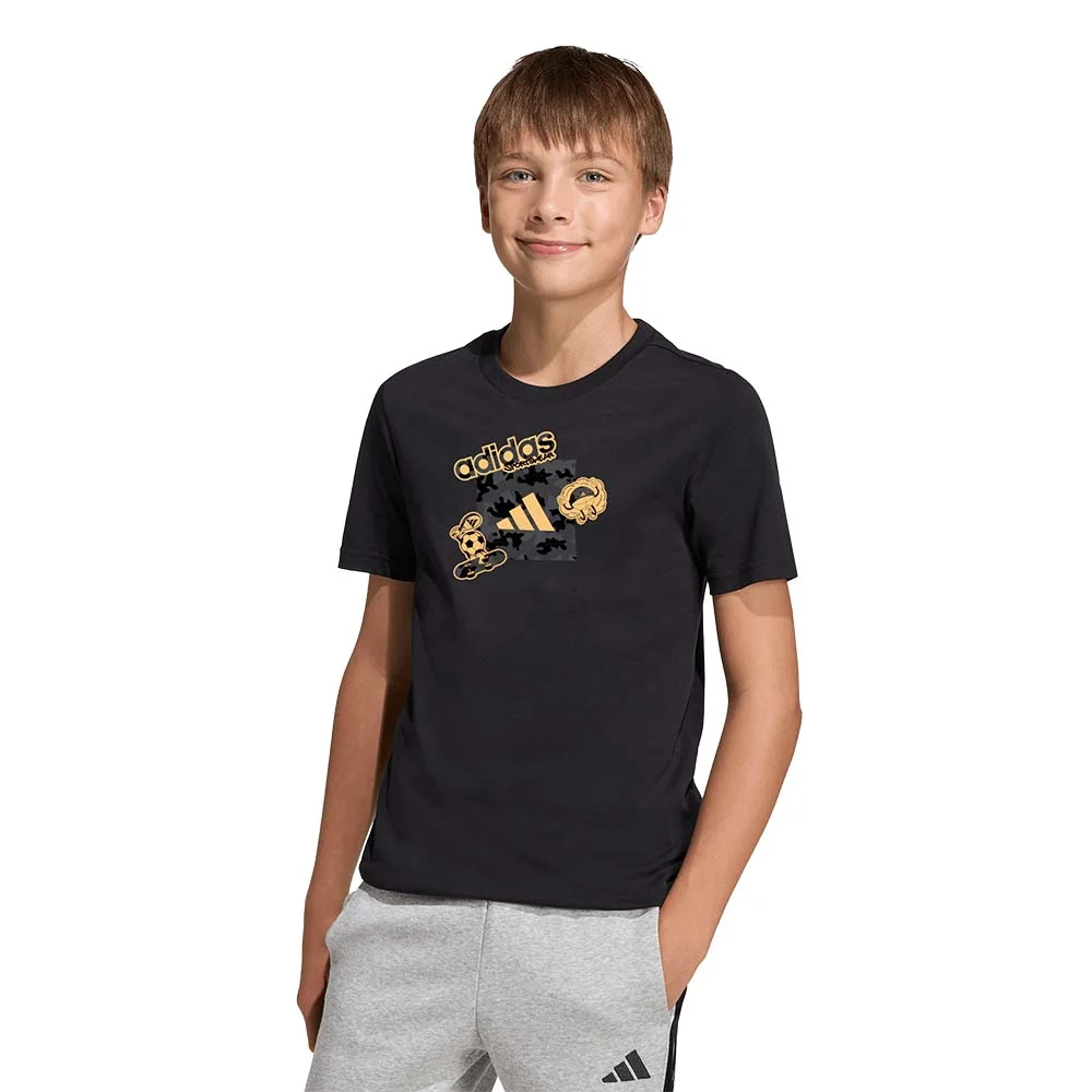 Φωτογραφία προϊόντος: adidas Sportswear Boy's Camo Train Tee Μαύρο KA2975 (adidas Sportswear)