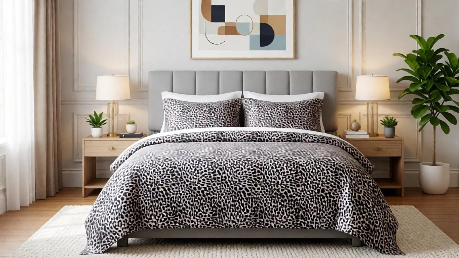 Φωτογραφία προϊόντος: MayHome Σετ Κουβερλί Polycotton Μονό (Π: 160cm x Μ: 240cm) – 2520846529 Animal Print