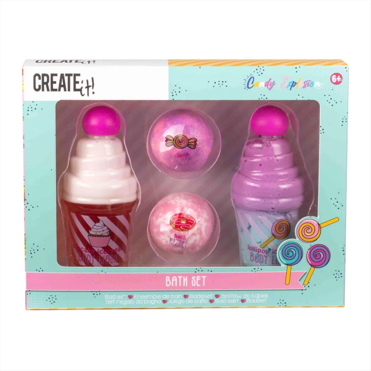 Φωτογραφία προϊόντος: Creat it! Create it- Άλατα Μπάνιου- Candy Explosion Bath Set - 84820