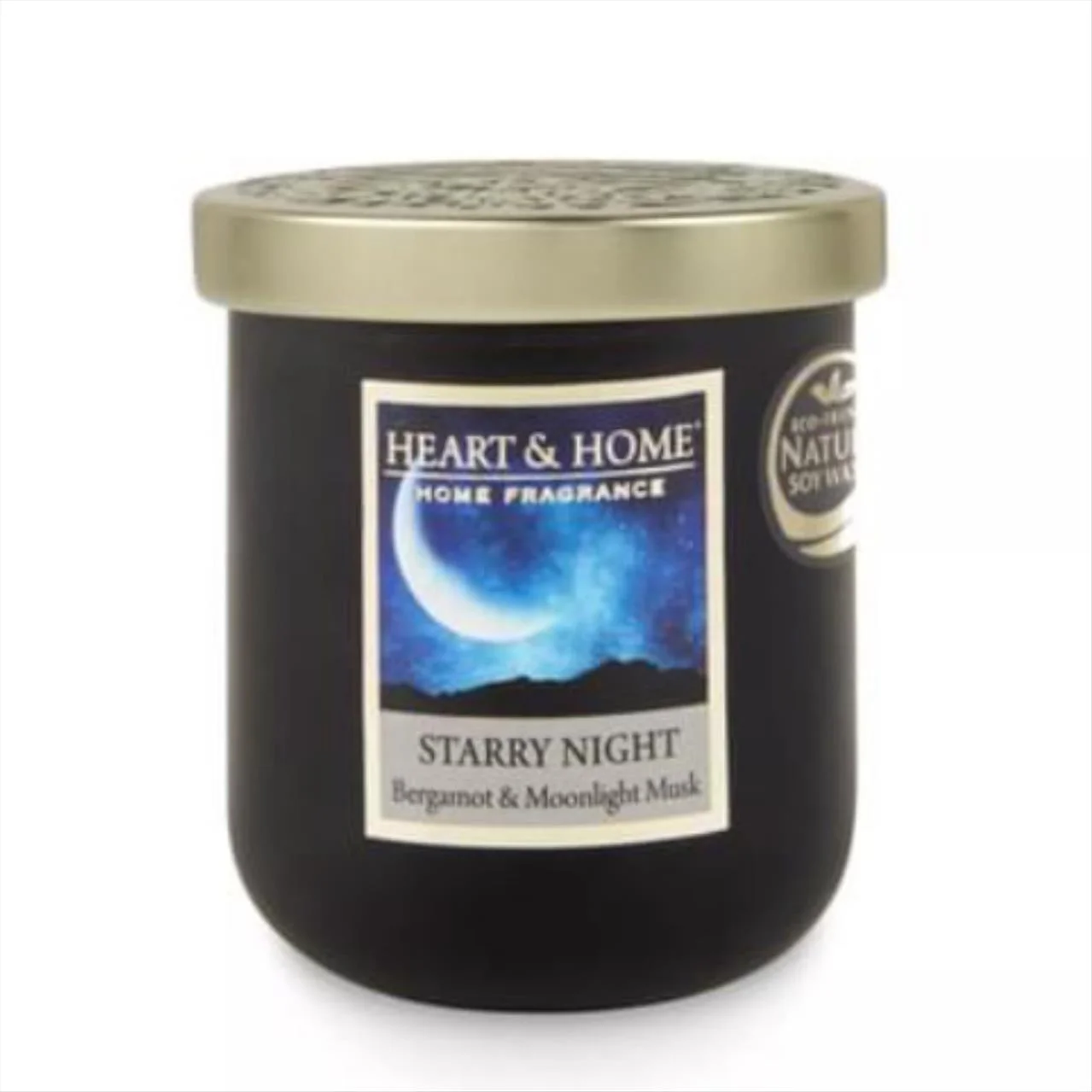 Φωτογραφία προϊόντος: Heart & Home Heart Αnd Home Kερί Mεσαίο 110g - Έναστρη Nύχτα Bergamot & Moonlight Musk - 276960423