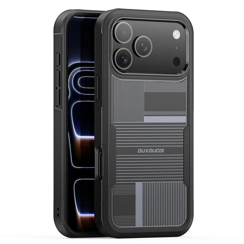 Φωτογραφία προϊόντος: Θήκη TPU & PC Dux Ducis Shld Apple iPhone 17 Pro Max Umbra Pattern Μαύρο N69683
