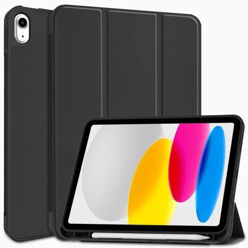 Φωτογραφία προϊόντος: Θήκη Flip Smart inos Apple iPad 10.9" (2022) με TPU & SC Pen Μαύρο N60836