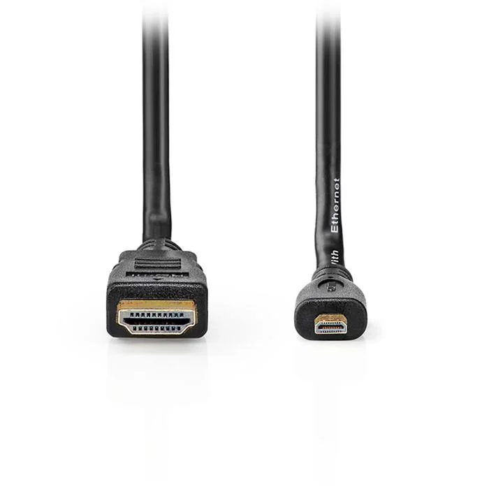 Φωτογραφία προϊόντος: NEDIS Καλώδιο High speed HDMI with Ethernet, HDMI Micro αρσ. - HDMI αρσ., με επίχρυσες επαφές, 1.50m.