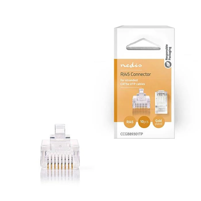 Φωτογραφία προϊόντος: NEDIS Bύσμα 8x8, RJ45 για UTP CAT5e, 10τμχ.