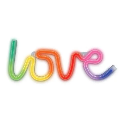 Φωτογραφία προϊόντος: Neon RGB Forever Light FLRN01 LOVE (USB & On/Off) με Τηλεχειριστήριο Πολύχρωμο N64434