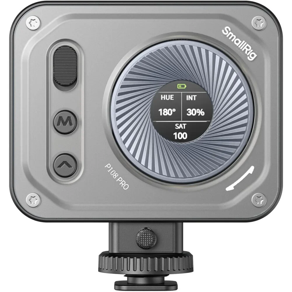 Φωτογραφία προϊόντος: GR SmallRig Vibe P108 Pro Mini LED Video Light Black έως 12 άτοκες δόσεις ή 24 δόσεις