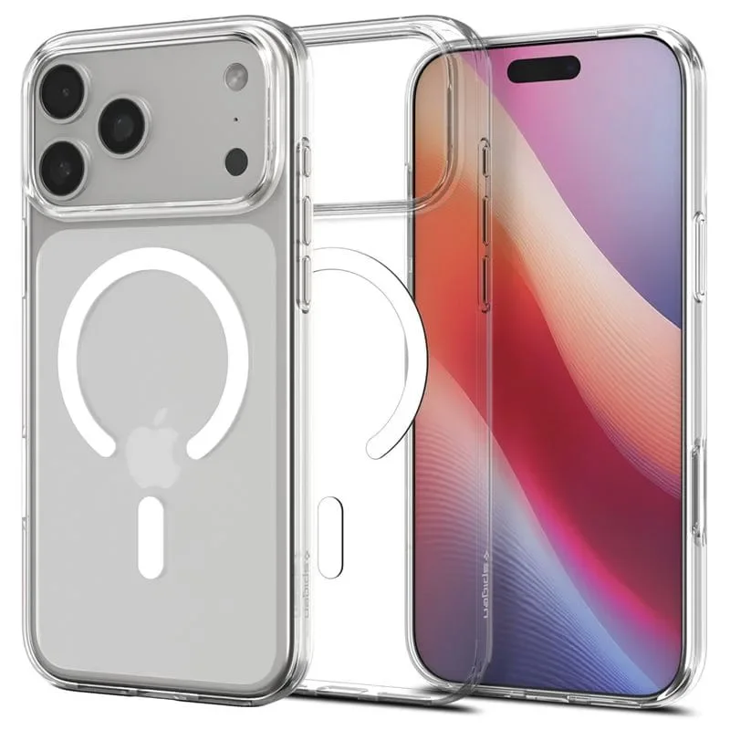 Φωτογραφία προϊόντος: GR Spigen Liquid Crystal Magsafe Clear White For iPhone 17 Pro Max έως 12 άτοκες δόσεις ή 24 δόσεις