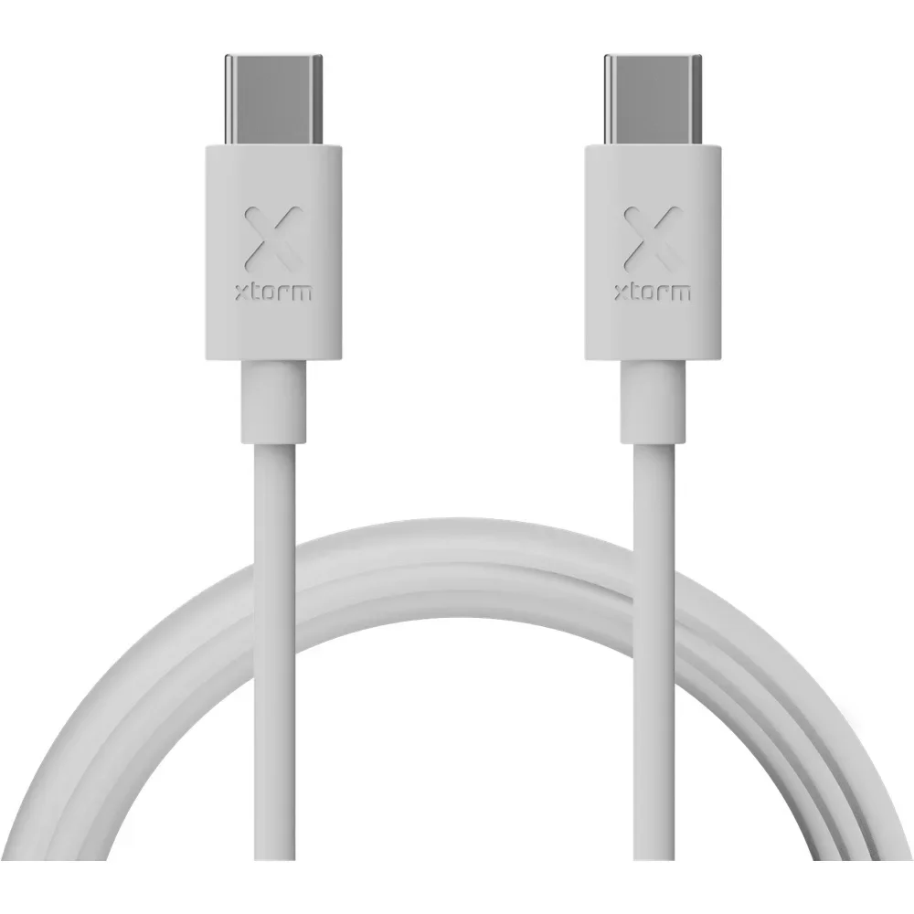 Φωτογραφία προϊόντος: GR Xtorm Go2 USB-C PD Cable 100W 1m White έως 12 άτοκες δόσεις ή 24 δόσεις