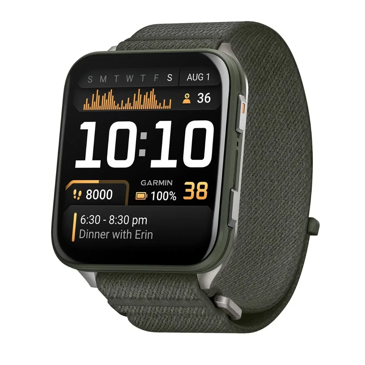 Φωτογραφία προϊόντος: GR Garmin Venu X1 Moss with Titanium έως 24 άτοκες δόσεις
