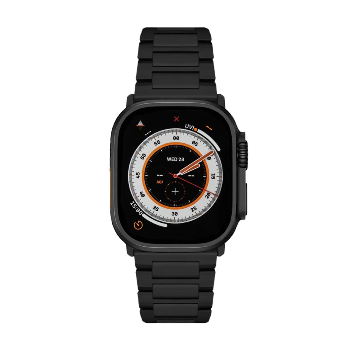 Φωτογραφία προϊόντος: Sandmarc Titanium Edition Grade 2 Black Apple Watch Ultra Band έως 12 άτοκες δόσεις ή 24 δόσεις