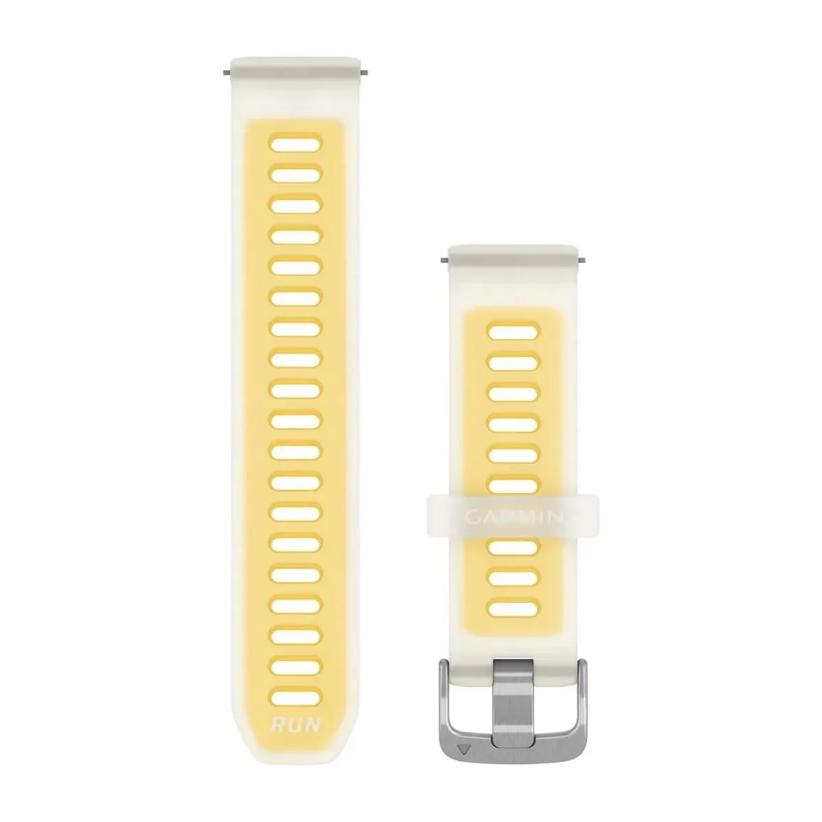 Φωτογραφία προϊόντος: GR Garmin Quick Release 20 Bands Translucent Bone and Mango with Silver έως 12 άτοκες δόσεις ή 24 δόσεις