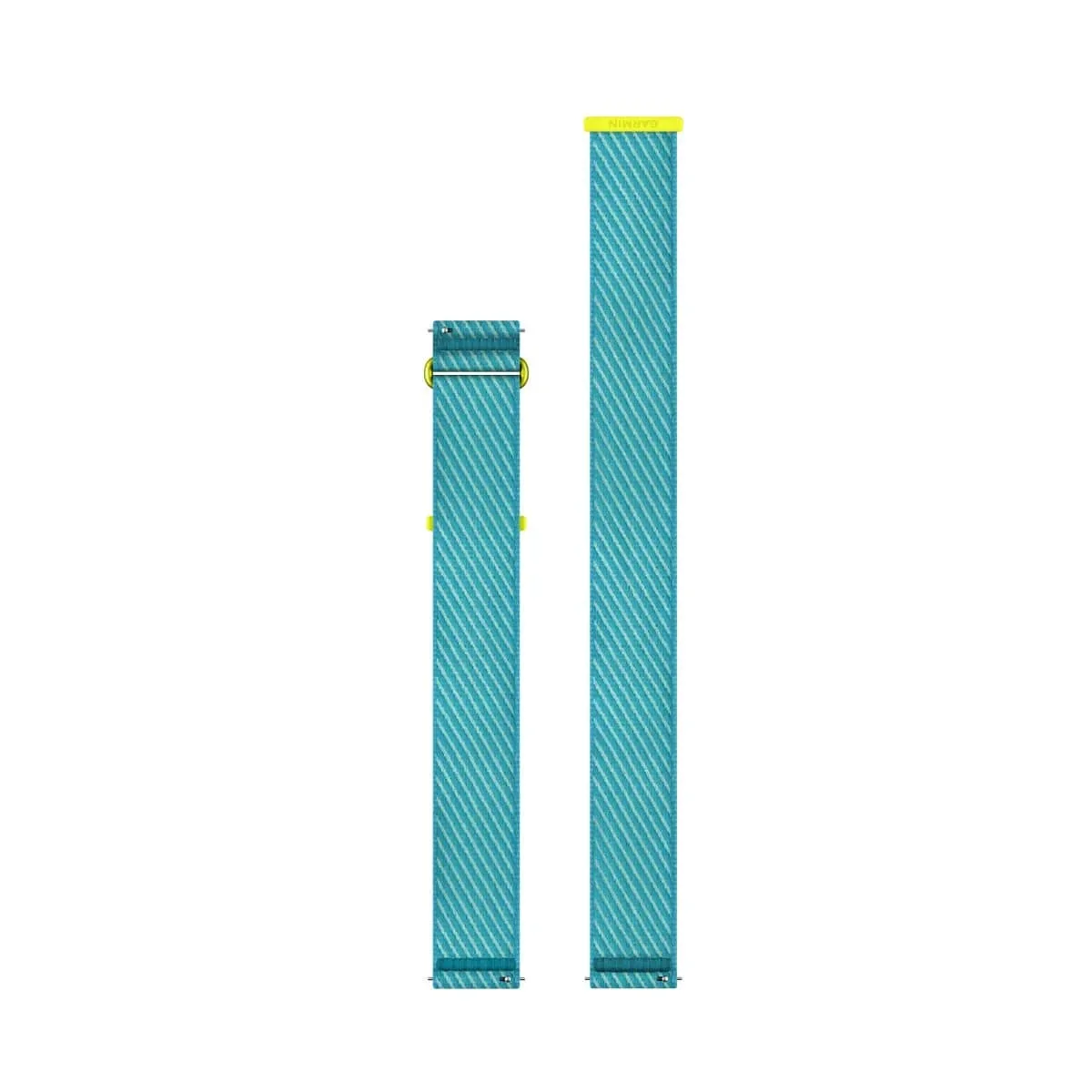 Φωτογραφία προϊόντος: GR Garmin Quick Release 22 Band Amp Yellow ComfortFit Nylon with Turquoise (3pcs.) έως 12 άτοκες δόσεις ή 24 δόσεις