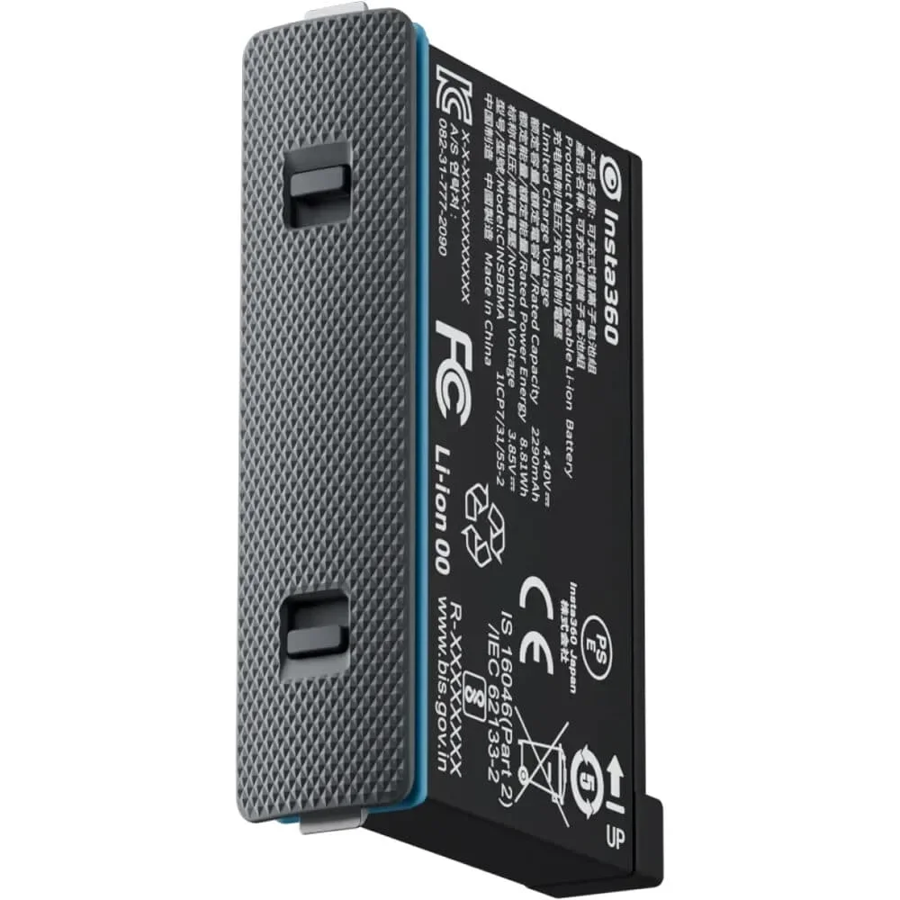 Φωτογραφία προϊόντος: GR Insta360 Rechargeable Battery for X4 Air Black έως 12 άτοκες δόσεις ή 24 δόσεις