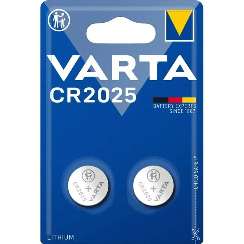 Φωτογραφία προϊόντος: GR Varta CR2025 2-Pack έως 12 άτοκες δόσεις ή 24 δόσεις